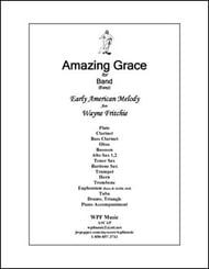Amazing Grace Concert Band sheet music cover Thumbnail